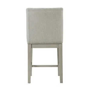 Marly Counter Side Chair W/ Diamond Back in Grey (2 Per Carton)