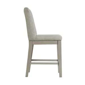 Marly Counter Side Chair W/ Diamond Back in Grey (2 Per Carton)