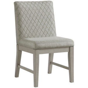 Marly Side Chair W/ Diamond Back in Grey