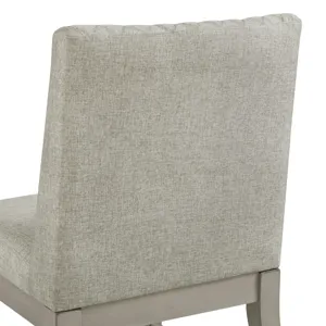Marly Side Chair W/ Diamond Back in Grey (2 Per Carton)