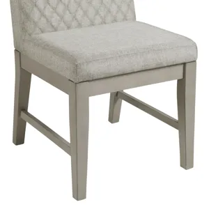 Marly Side Chair W/ Diamond Back in Grey (2 Per Carton)