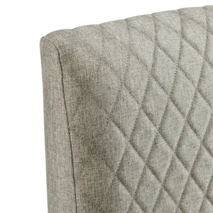 Marly Side Chair W/ Diamond Back in Grey (2 Per Carton)