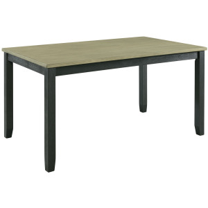 Martin 6 PC Dining Set (Black Base)