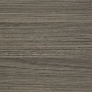 Martina King UPH Bed with Palmer Smoke Fabric, 2 Piers, and 2 Nightstands in Grey