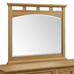 Matias Bedroom Set with Twin Headboard, Dresser, Mirror & Nightstand in Brown