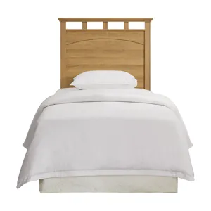 Matias Bedroom Set with Twin Headboard, Dresser, Mirror & Nightstand in Brown