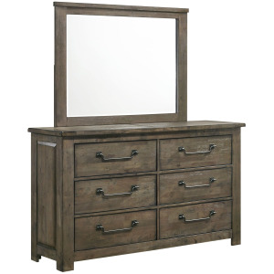 Maverick Dresser & Mirror Grey