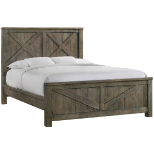 Maverick King Bed Grey