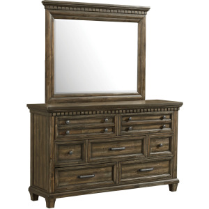 McCabe 7-Drawer Dresser with Mirror Set
