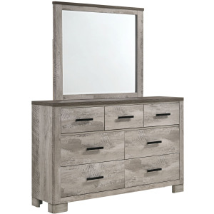 Millers Cove 7-Drawer Dresser with Mirror
