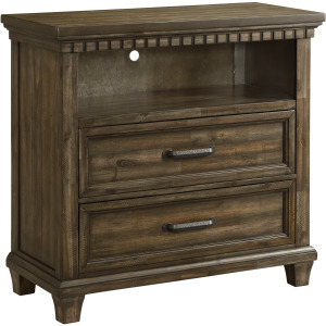 McCoy TV Chest in Charcoal