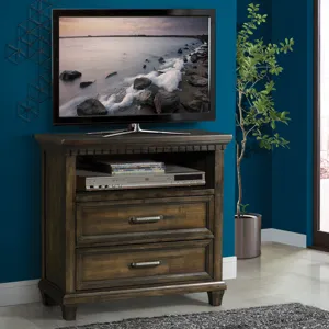 McCoy TV Chest in Charcoal