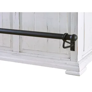 Condesa 68\" Bar Table White Base Tobacco Top