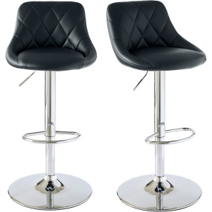 Melissa (D235-4) Black Bar Stool