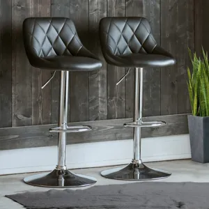 Melissa (D235-4) Black Bar Stool (2 Per Carton)