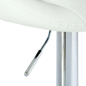 Melissa (D235-4) White Bar Stool (2 Per Carton)