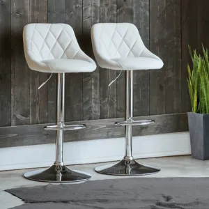 Melissa (D235-4) White Bar Stool (2 Per Carton)