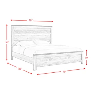 Millers Cove King Panel Bed