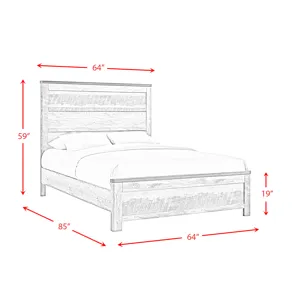 Millers Cove Queen Panel Bed