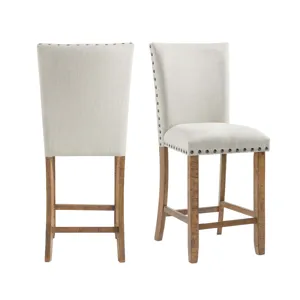 Montana Parson Chair With Nailhead Natural (2 Per Carton)