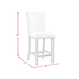 Montana Parson Chair With Nailhead Natural (2 Per Carton)