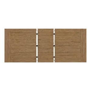 Montrose Dining Table with 20" Leaf in Espresso and Brown