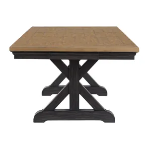 Montrose Dining Table with 20" Leaf in Espresso and Brown