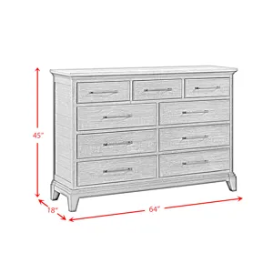 Montrose Dresser in Espresso & Brown