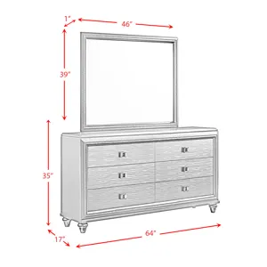 Moonstone Dresser & Mirror