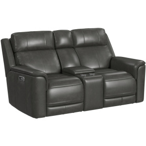 Mustang P3 Loveseat with Console in Aline Anthracite