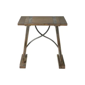 New Brunswick (T682-125) New Bedford- Square End Table- Allegro Brown