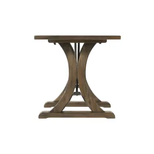 New Brunswick (T682-125) New Bedford- Square End Table- Allegro Brown