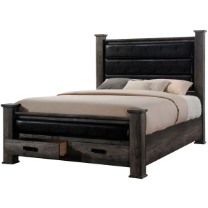 Nathan King Storage Poster Bed