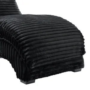 Nori Chaise with Heat Massage, USBC, LED in Masis Black