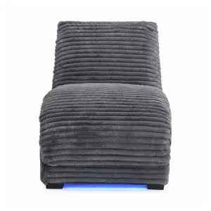 Nori Chaise with Heat Massage, USBC, LED in Masis Granite