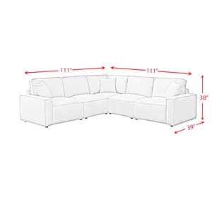 Normandy Armless Chair in Culp Bloke Cotton