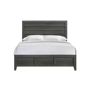 Norvin Full Bed in Dark Grey