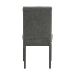 Oak Lawn Charcoal Grey Side Chair Grey Fabric (2 Per Pack)