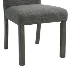 Oak Lawn Charcoal Grey Side Chair Grey Fabric (2 Per Pack)