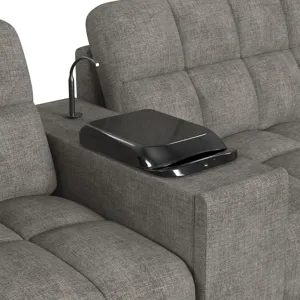 Odyssey Console with Cooler Unit, FD Cup Holders, Reading Light in Amount Grey