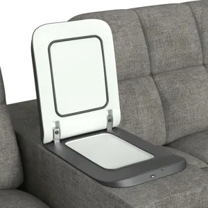 Odyssey Console with Cooler Unit, FD Cup Holders, Reading Light in Amount Grey