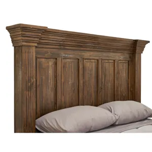 Olivia Brown King Bed