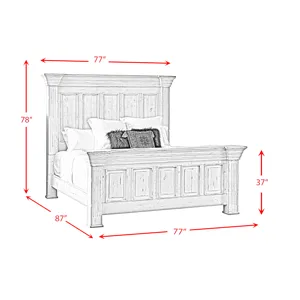 Olivia Brown King Bed