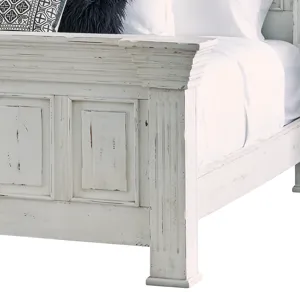 Olivia White King Bed