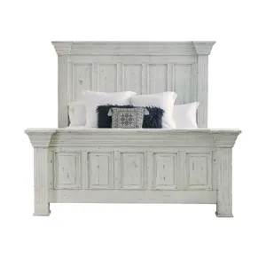 Olivia White King Bed