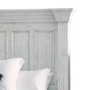 Olivia White King Bed