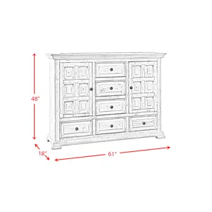 Olivia White Dresser