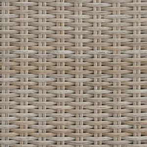 Ollie Chair - Tan and Olefin White Cream with 1 Yellow Pillow