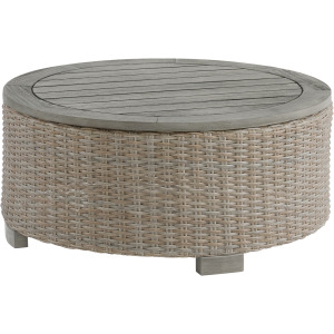 Ollie Round Coffee Table - Tan