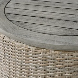 Ollie Round Coffee Table - Tan